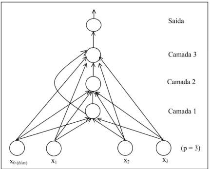Figura 10. Arquitetura de uma rede construída pelo algoritmo pyramid 