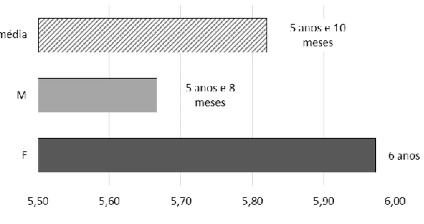Figura 1. Média de Idades 