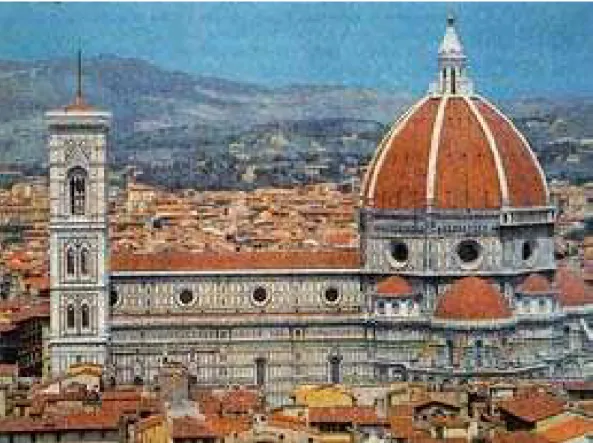 Figura 01 – Catedral de Santa Maria del Fiore – Florença           Cúpula projetada por Brunelleschi 