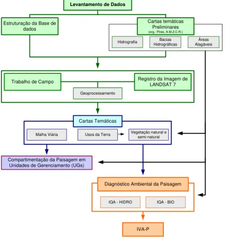 Figura 3:  Descrição sumária das etapas metodológicas. 