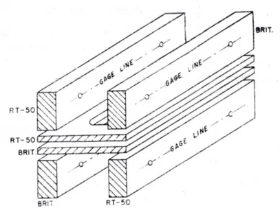 Figura 3: Corpos-de-prova cortados a partir de blocos inteiros (BRYSON &amp; 