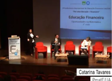 Figura  3.1:  Imagem  da  intervenção  na  II  Conferência  Internacional  de  Educação  Financeira