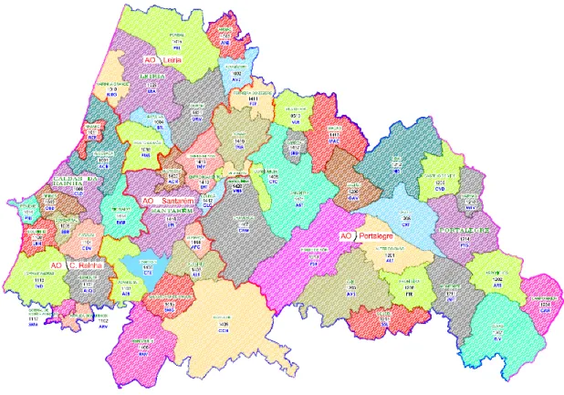 Figura 2-2 - Mapa Geográfico DRCT. 