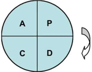 Figura 2.4 – Método de Gerenciamento PDCA (Campos, 1994). 