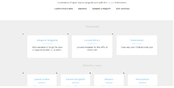 Figure 19. Built with Laravel