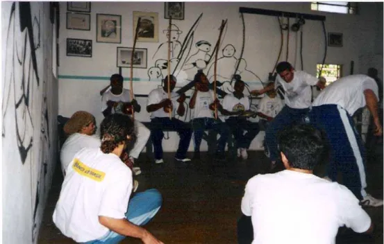 Figura 5 - Parte interna da Academia de João Pequeno de Pastinha (AJPP – Ceca) em São Carlos na Rua 13 de  Maio, 1084 – Centro