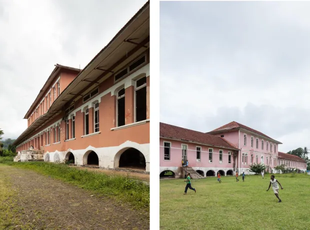 Fig. 7 – Agostinho Neto, Hospital, Fig. 8 – Diogo Vaz, Hospital [fotografias: Francisco Nogueira] 