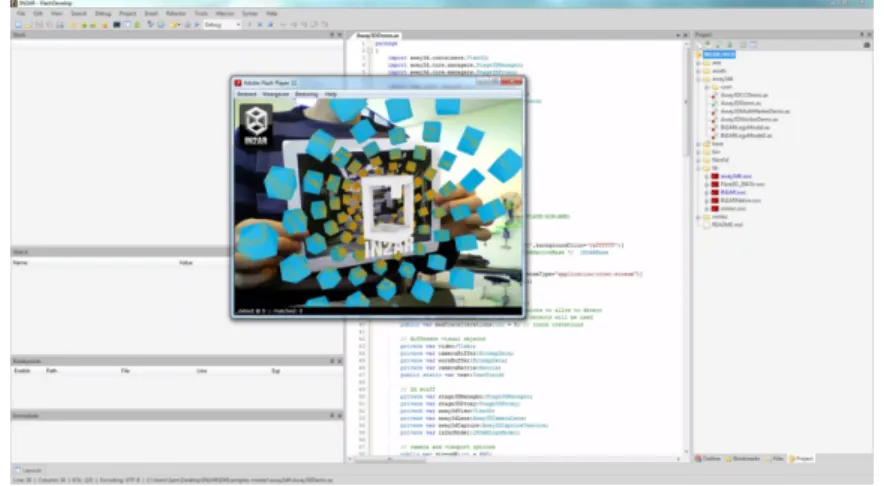 Figura 2.9: IN2AR FlashDevelop