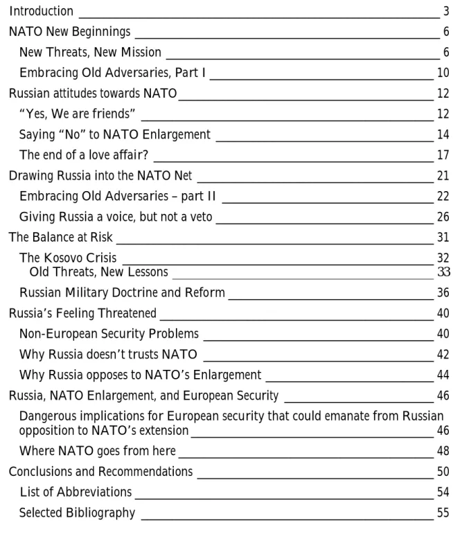 Table 1. Russian “National Defence” as a share of GNP and of the