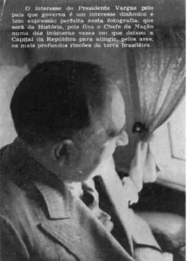 Figura 2.2 Cartão postal exaltando as realizações  do governo Vargas, editado pelo DIP, 1937/1945