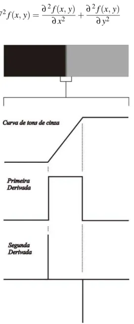 Figura 10: Descontinuidade presente em uma imagem. Adaptado de Gonzalez &amp; Woods (1993).