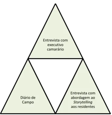 Figura 3.2- Triangulação dos dados 