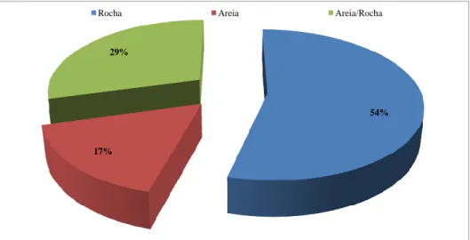 Figura 3.4: Percentagem de lançamentos por substrato em que os SVSIs fizeram os registos