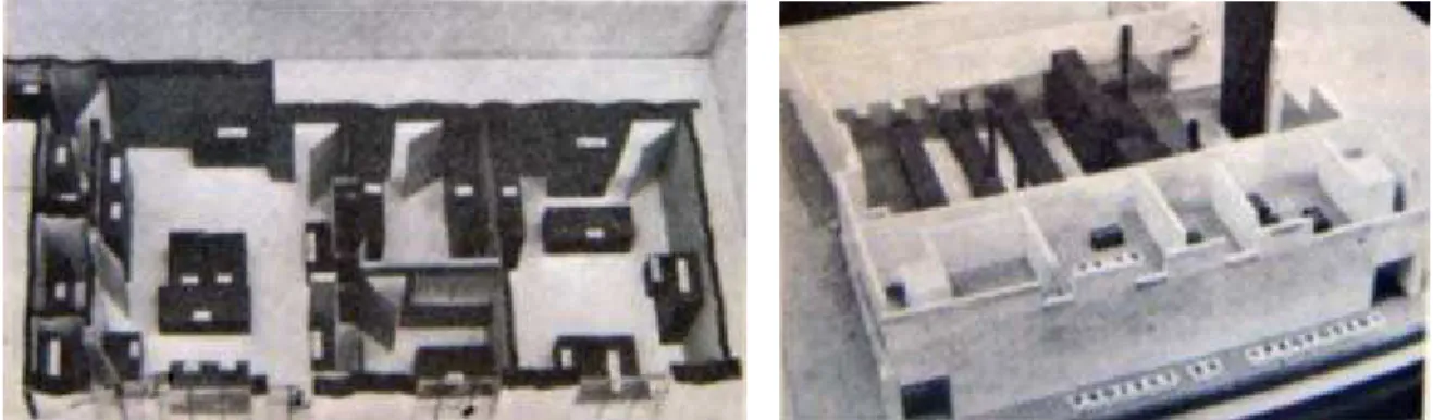 Figura 2-21: A sofisticação dos gabaritos tridimensionais  permitia a criação de verdadeiras maquetes do  arranjo físico  (PEMBERTON, 1977) 