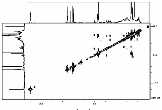 FIGURA 4.32: Espectro de COSY  1 H –  1 H de S3a e S3b (400 MHz, CDCl 3 ) 