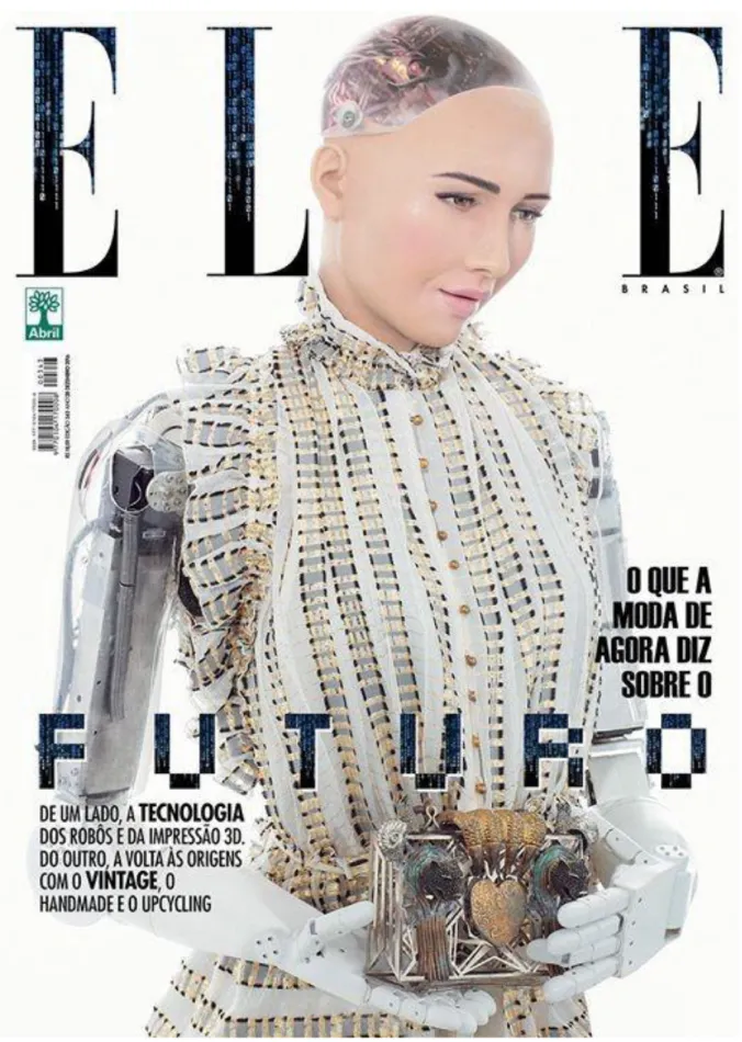 Figura 4-Capa da Revista ELLE Brasil. Edição de Abril de 2016 