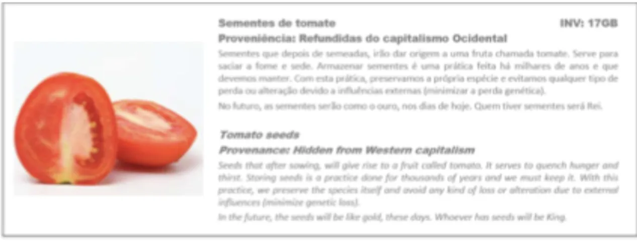 Figura 3 – Oficina “Um objeto do passado para sobreviver no futuro”. Exemplo de uma tabela desenvolvida em  oficina na sequência da visita à exposição temporária Tamás Kaszas - Alegria e Sobrevivência.