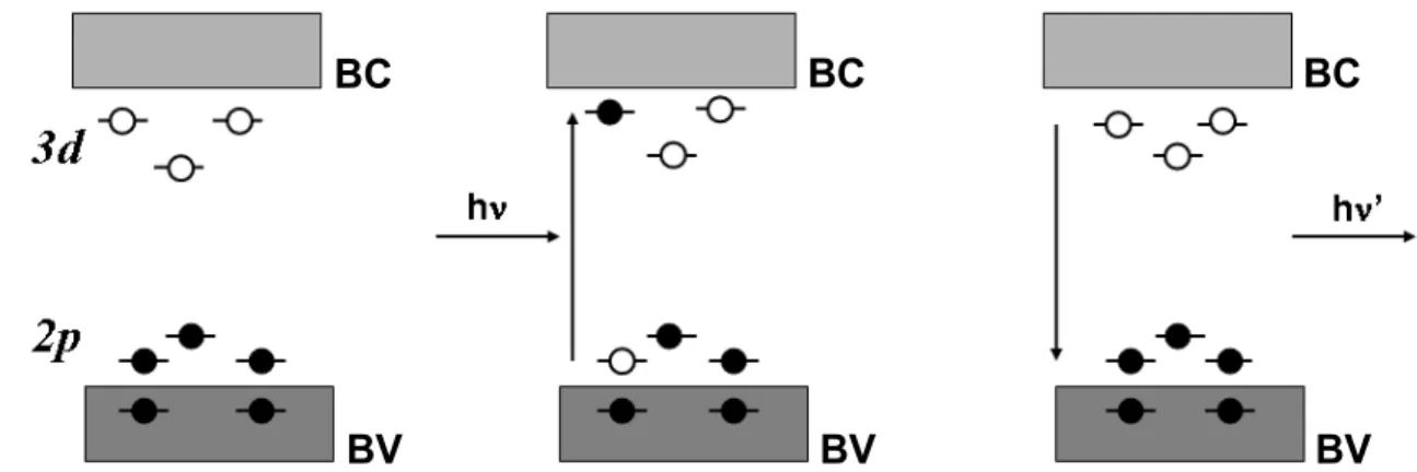 FIGURA 1.10 - Representação esquemática do Modelo de Banda Larga, onde BV é  banda de valência e BC é a banda de condução [76]