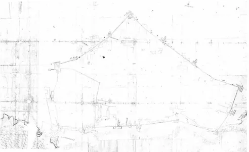 Fig. 5 - Desenho da Fortificação de Lagos, 1554? (A. M. E. K. Cota 0406:18:006:001) 