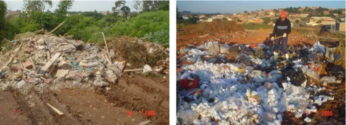FIGURA 9 – Disposição irregular de resíduos de construção civil em São Carlos/SP. Fonte: 