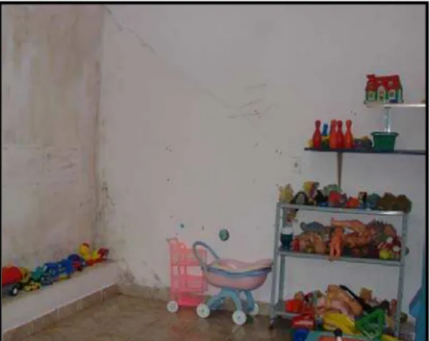 FOTO 14 – Escola A - Sala de brinquedos            Fonte: Foto da pesquisadora 