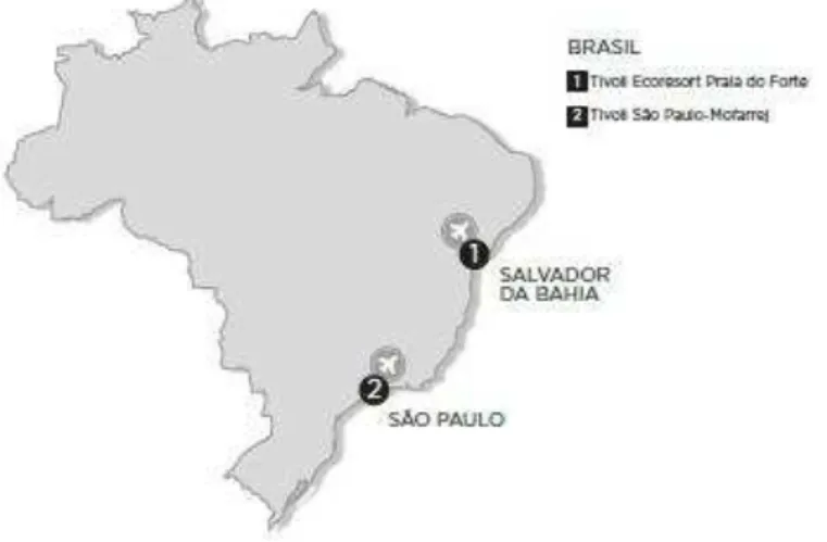 Figura 1.1 Hotéis Tivoli em Salvador da Bahia, Brasil 