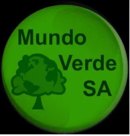 Figura 1. Broche do grupo ambientalista responsável pela manifestação contrária às  plantações transgênicas de soja no Brasil