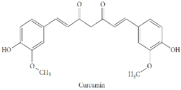 Figura 1. Estrutura química de curcumina [1] 