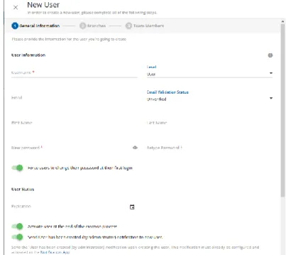 Figure 2 - Add New User to Docebo Platform Example