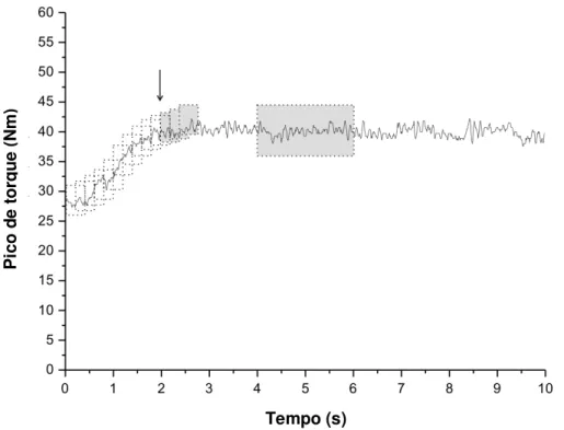 Figura 2. Ilustração do método de janelamento aplicado para identificar o tempo de  estabilidade