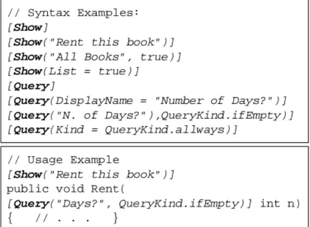 Figure 9: Example of generated application.