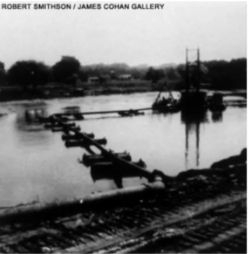 Fig. 10 – Robert Smithson.  Monuments of Passaic / Monument with Pontoons:  