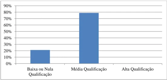 Figura 4.1 – Qualificação do Trabalho das Participantes 