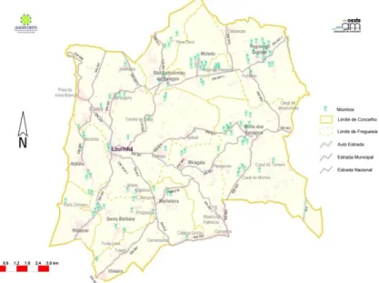 Figura 3.1 – Mapa do concelho da Lourinhã 