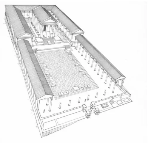 Figure 1 Image of the Flavian Forum of Conimbriga 