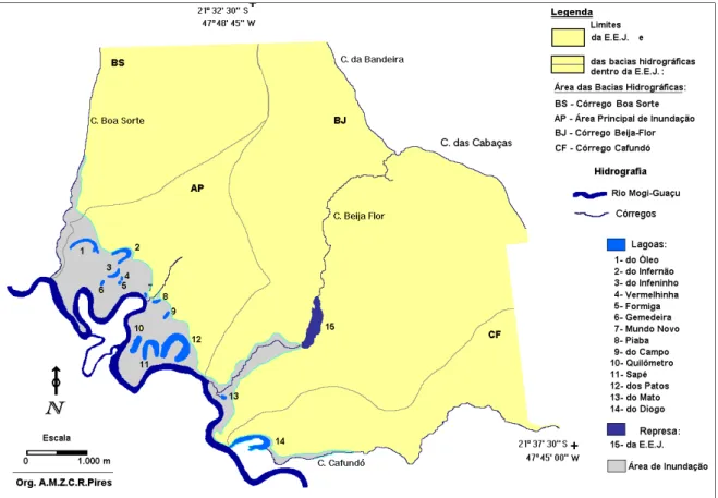 Figura 4 - Localização geográfica da Estação Ecológica do Jataí (Fonte: 