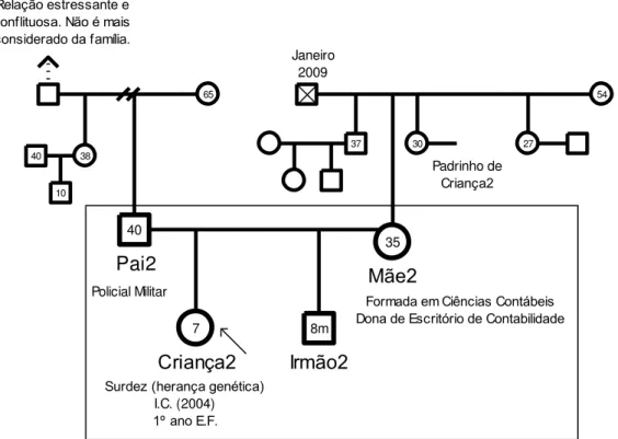 Figura 8 - Genograma da Família2.  