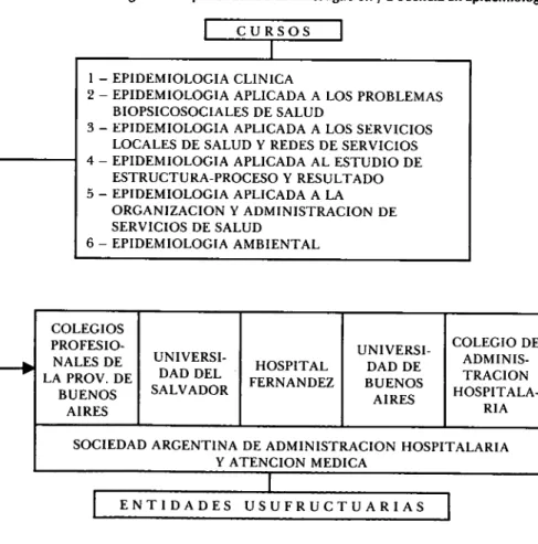 FIGURA 2. Cursos organizados por el Centro de Investigación y Docencia en Epidemiología  C U R S O S 