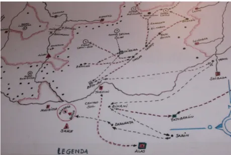 Figura 5: Mapa da ocupação do AMRT 