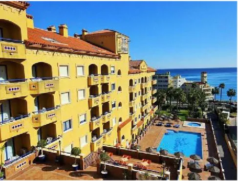 Figure 3. Hotel Exterior Space 2.7. ROOM FACILITIES -Air conditioning -Bathtub only -Coffee/tea maker -Direct-dial phone -Hair dryer -Room safe -Kitchenette Microwave -Private bathroom -Refrigerator -Television service -Shower/bathtub combination 21