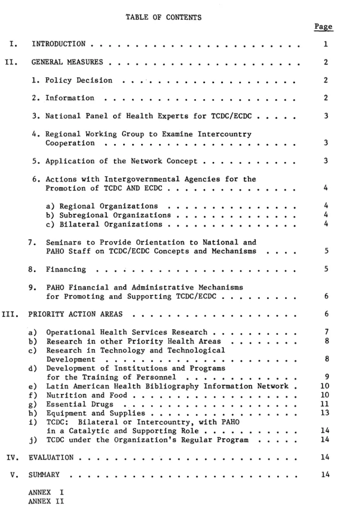 TABLE  OF CONTENTS