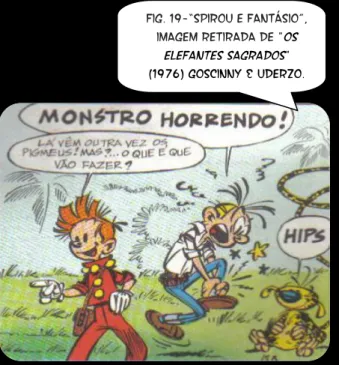 Fig. 19-“Spirou e Fantásio”,  imagem retirada de &#34;Os 