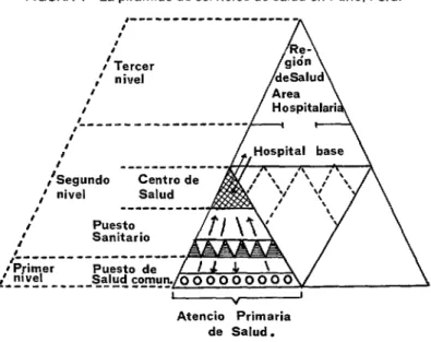 FIGURA  4-La  pirámide  de  servicios  de  salud  en  Puno,  Perú. 