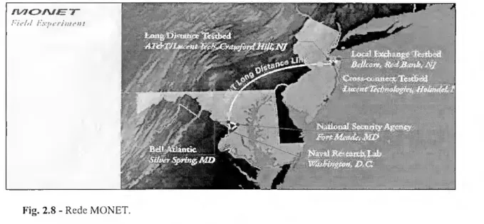 Fig. 2.8 - Rede MONET. 