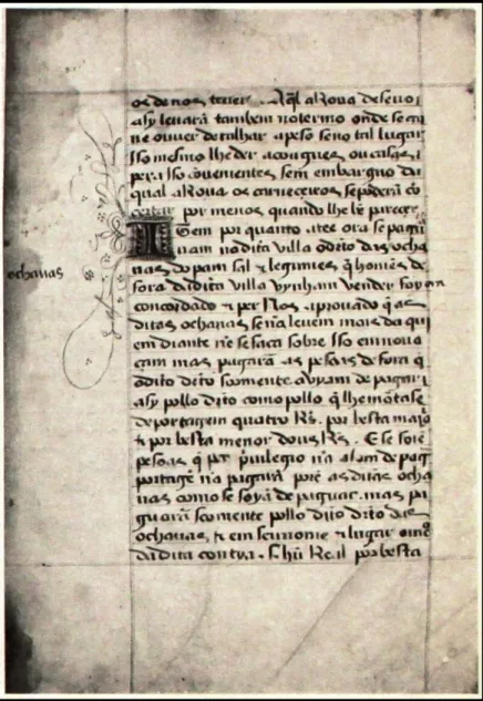 Figura 14: Verso do fólio III (in Forais manuelinos do Reino de Portugal e do Algarve -Vol