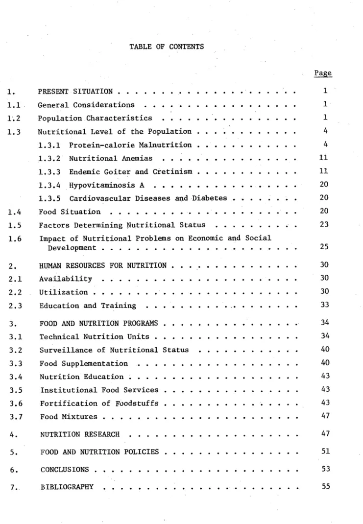 TABLE OF  CONTENTS