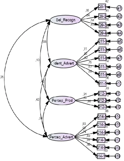 Figure 5.12 –Measurement Model with Latent Variables (Older Models) 