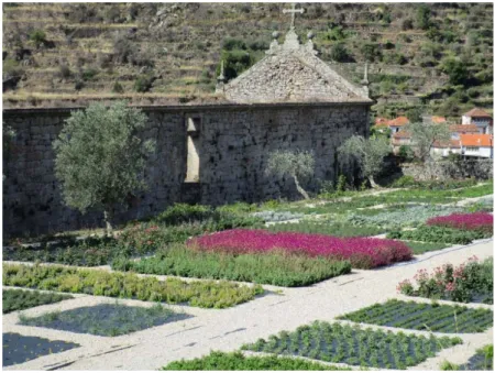 Figure 2. Monastic garden: Monastery of São João de Tarouca, Portugal 