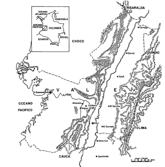FIGURA  l-Ubicación  de  los  lugares  donde  se  realizó  el  estudio  sobre  la  encefalitis  equino  venezolana,  B”  1967