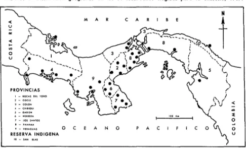 FIGURA  l-Distribución  geográfica  de  las  31  localidades  elegidas  para  la  encuesta,  1967